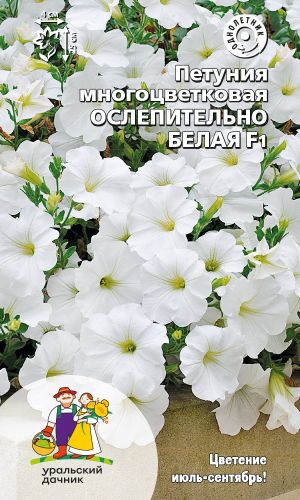 Петуния ОСЛЕПИТЕЛЬНО БЕЛАЯ F1