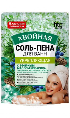 Соль-пена ХВОЙНАЯ УКРЕПЛЯЮЩАЯ