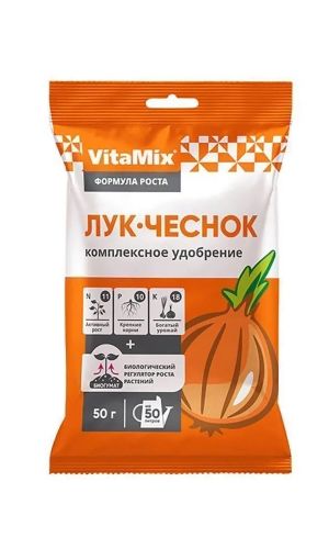 VitaMix – лук и чеснок 50 г, удобрение минеральное с микроэлементами