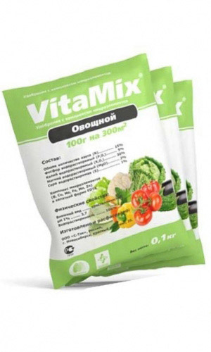 VitaMix – овощной, 100 г, удобрение минеральное с микроэлементами
